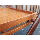 Danish Teak Folding Trolley